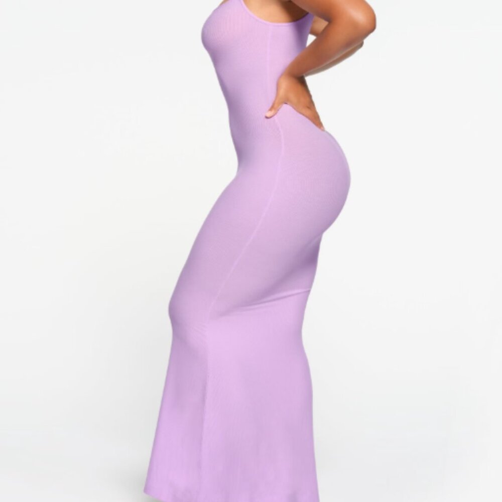 Skims Lavender Slip Dress